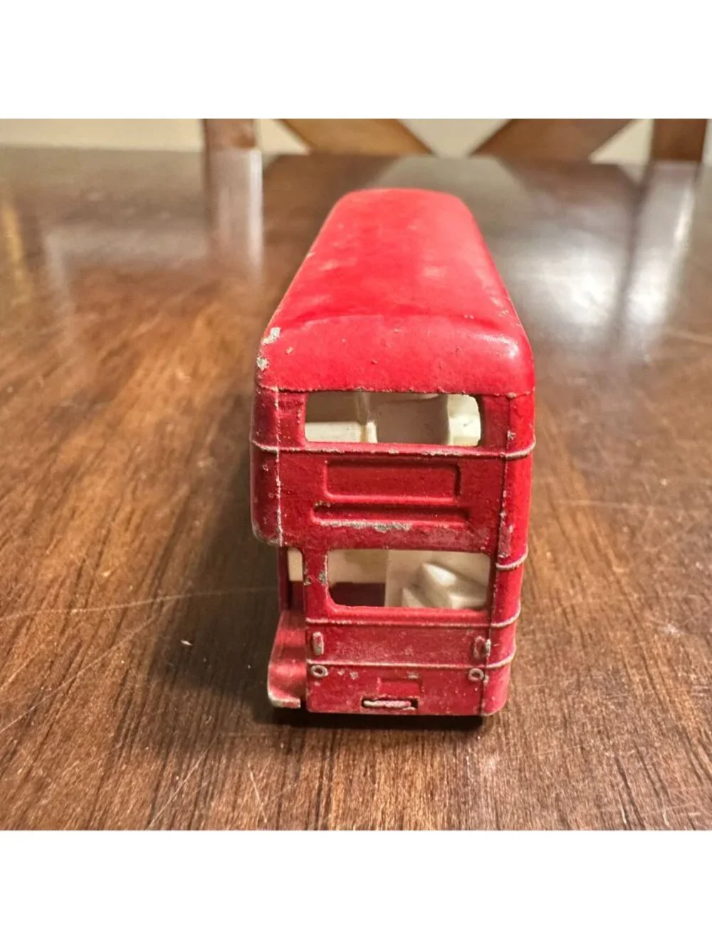 Vintage Lesney Matchbox Series No. 5 Red Routemaster Bus Diecast